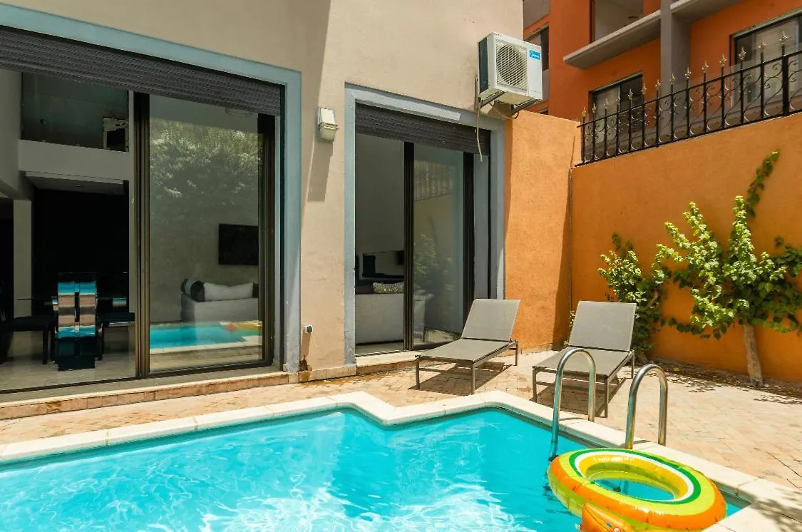 O Terrasses De Gueliz Appartement Avec Piscine Privee Marrakesh Apartment