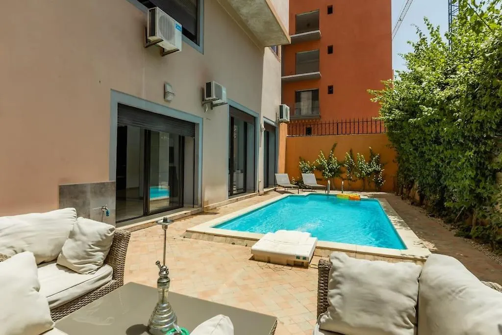 O Terrasses De Gueliz Appartement Avec Piscine Privee Marrakesh Apartment