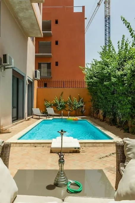 O Terrasses De Gueliz Appartement Avec Piscine Privee Marrakesh Morocco